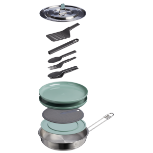 The Wildfare Core Fry Pan Cookset 12-piece set